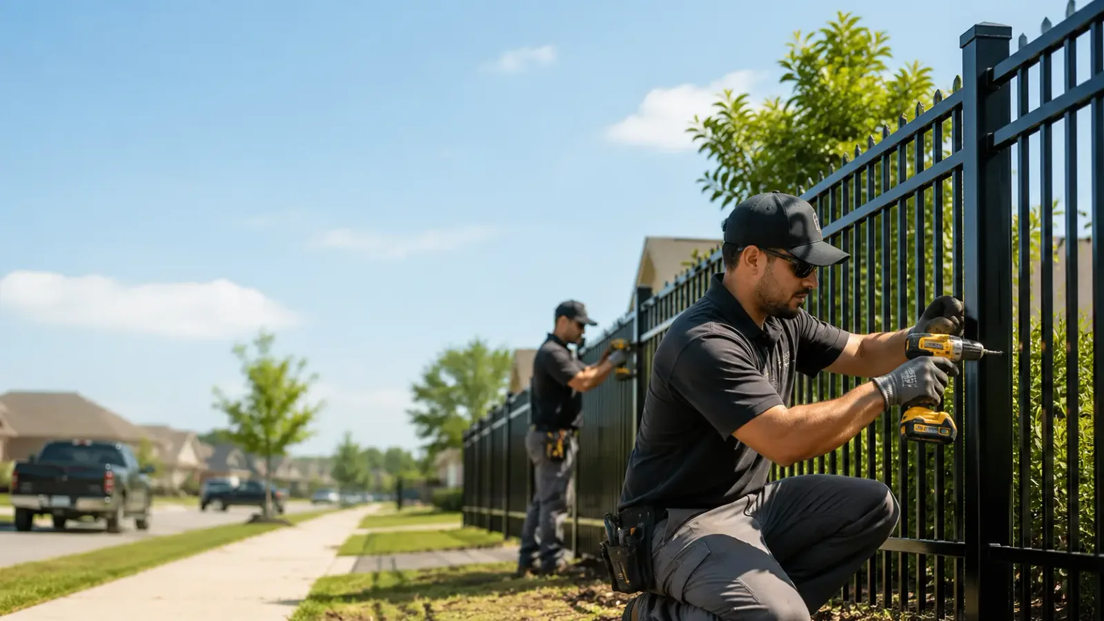 Metal Fence Installation in Lampe, MO